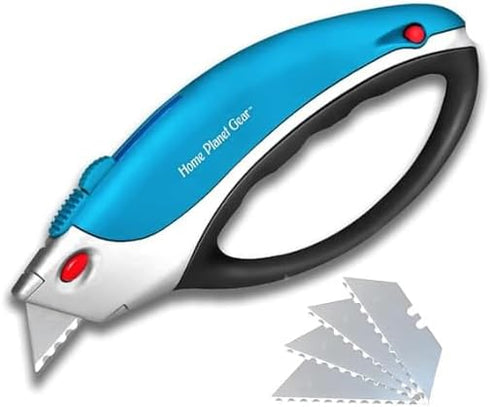 Utility Knife Serrated Blades TWO 10 Packs Heavy Duty Saw Razors in Convenient Storage Box Standard Size Serrated