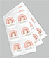Easykart Happy Mail Gold Foil Boho Rainbow Stickers | 2 Inch, 500 pcs Decorative Envelope Sealing for Small Business
