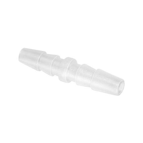 Quickun Plastic Hose Barb Fitting, 1/4" x 1/4" Barbed Splicer Mender Joint Adapter, Pack of 5