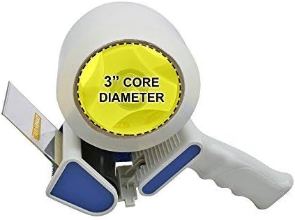 Tape King Packing Tape Dispenser Gun - Handheld with 2-Inch-Wide Clear Packaging Tape, 2 Pack