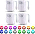 BSASHF 4 Pack Color Changing Toilet Night Light Motion Sensor Led Toilet Motion