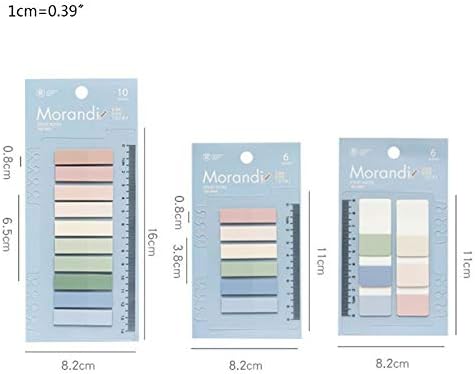 Tvoip 760 Pieces Tabs, 3 Size Sticky Index Tabs Pet Flags Page Markers for Office Supplies Stationery