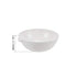2pcs uxcell Evaporating Dish Basin High-Temperature Resist Porcelain 60ml Round Form with Spout for Lab Supply