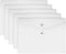 VANRA Kraft String Envelope File Folder, Project Pockets Document Organizer, Flat-No Expansion A4 Size (White, Pack of