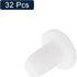 uxcell 32 Pieces White Rubber Stopper for 3.5mm/0.14" Hole, 3.8mm Plug Holes