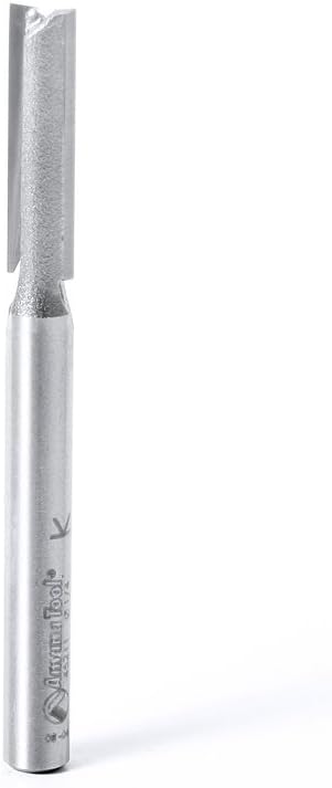 Amana Tool - 45211 Carbide Tipped Straight Plunge High Production, 1/4 Dia x 1"