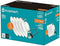 EcoSmart 4 in. White Integrated LED Recessed Trim Soft White 4-Pack