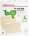 Office Depot 1/3 Cut Tab File Folders, 100 Count