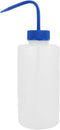 LIGIGWASH 1000ml Wide Mouth Wash Bottle with Blue Lid Squeeze Bottle for Eyelash