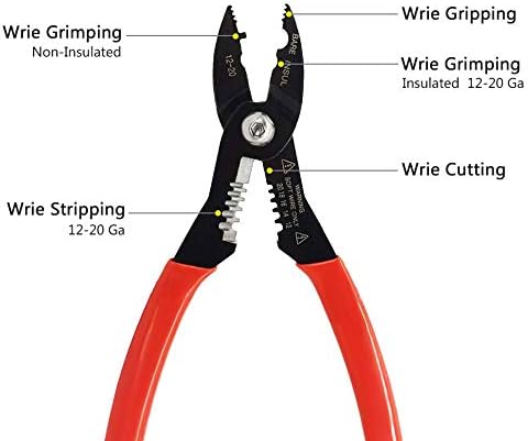 4 IN 1 Multi-Purpose Light-duty Wire Service Plier by mainpoint