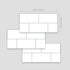 White Vinyl Wall Tile Transfers Brick Sticker for Home Decor, 27Pcs, 8x4Inch/20x10CM, Peel&Stick Self-Adhesive