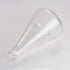 Glass Narrow Mouth Erlenmeyer Flask, 2 L Borosilicate Glass Heavy Wall Flask with Heavy Duty Rim