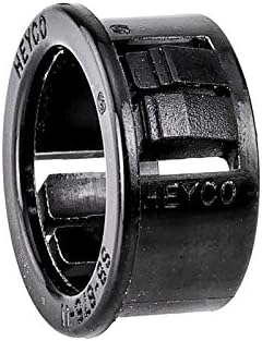 HEYCO #2126 SB 875-11 BLACK SNAP BUSHING for 7/8" Hole, Cable Mounting & Accessories, UL Recognized, Bag of 100