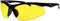 Bifocal Safety Glasses - Safety Glasses with Readers, Polycarbonate Lenses, ANSI Z87+, Yellow, 3.00