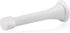 HOMOTEK 20 Pack Spring Door Stops, 3-1/8” Heavy Duty Door Stop with Low Mounted White Rubber Bumper Tips
