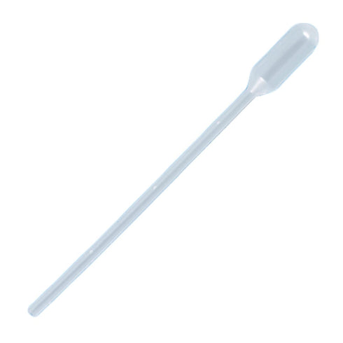 Sterile Non-Graduated Narrow Fine Stem Transfer Pipettes 3.5 mL (0.12 oz) - 24 Pack
