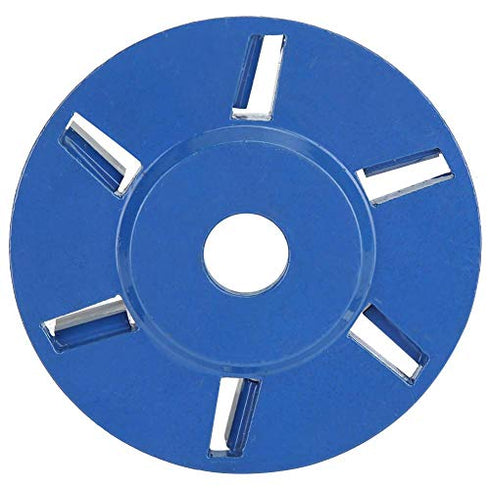 Yosoo123 Wood Cutting Disc, 6-Teeth Steel Milling Cutter for Woodworking Tool