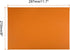 Dry Erase Magnetic Sheet, Magnetic Board - 11.7 Inch x 8 Inch, Orange, 2 Pack