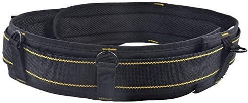 3 Inch Padded Tool Belt, Heavy Duty Work Tool Belt for Comfort and Support (Yellow and Black)