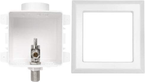 EFIELD Toilet Outlet Box, Pre-assembled, 1/2-Inch Sweat Intel with Installed Angle Stop Valve