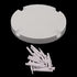 2pcs Dental Lab Honeycomb Firing Trays, Circle Plate Hold Rack & 20pcs Zirconia Ceramic Pins