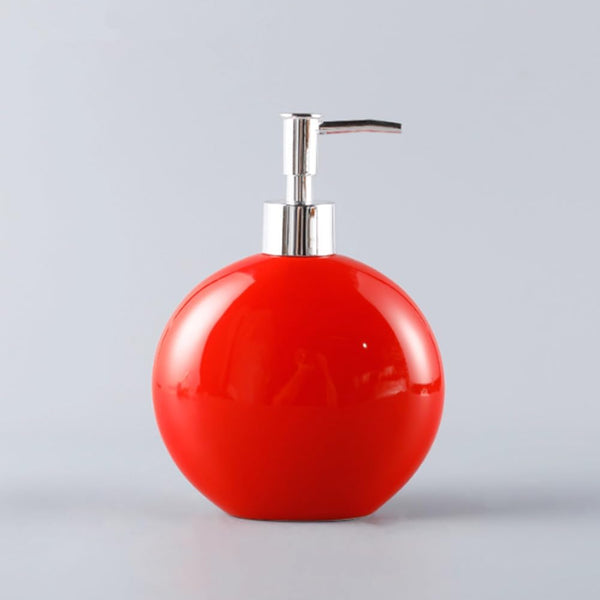 SELLONWANELO Luxury Ceramic Hand Sanitizer Press Bottle Home/Hotel Shampoo Shower Gel Lotion Bottle