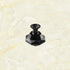 SANCHAKOU 6 0.94 0.98Inch Cabinet Furniture Knobs Pcs * Single Hole Black Diamond Bedside Table Drawer Crystal Acrylic
