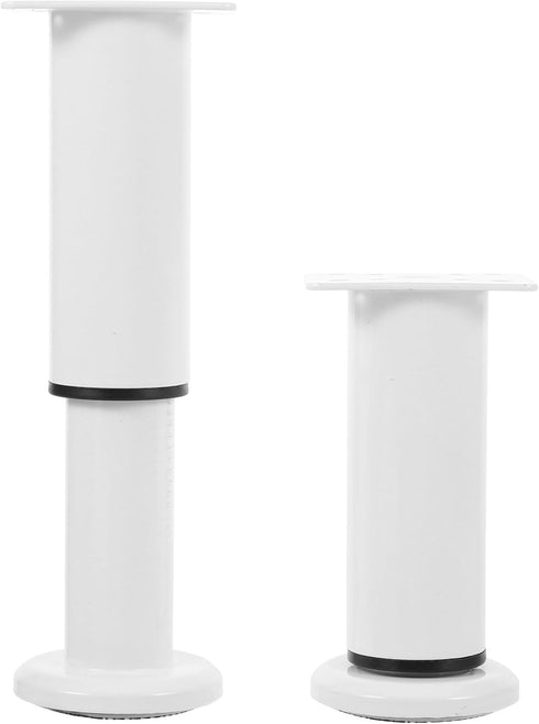 Kichvoe 2pcs Adjustable Furniture Legs Cabinet Sofa Legs Metal Support Feet 12-18cm
