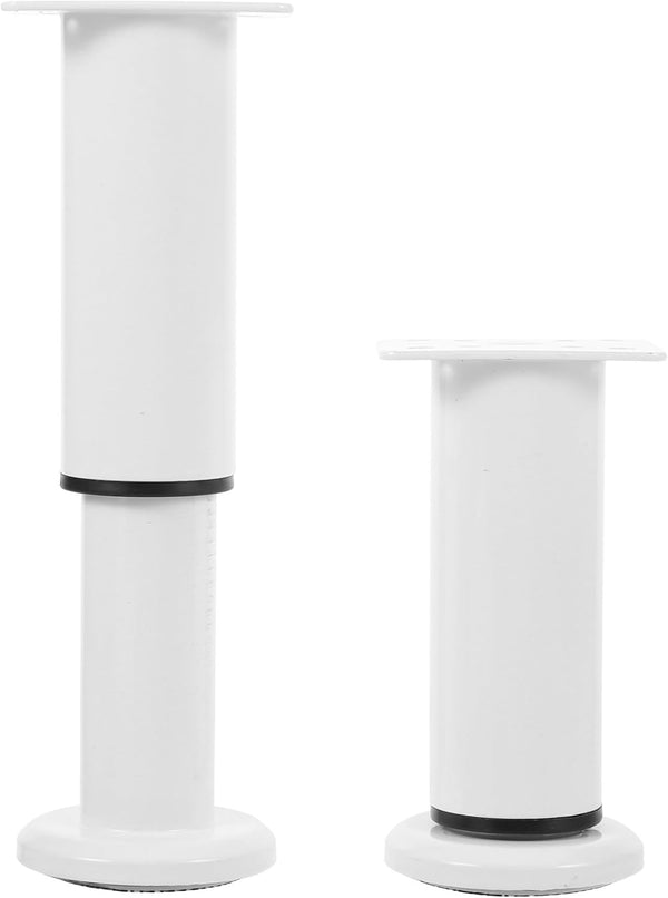 Kichvoe 2pcs Adjustable Furniture Legs Cabinet Sofa Legs Metal Support Feet 12-18cm