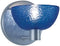 Generic 1 Light Wall Sconce Boule - Series 291, Satin Nickel Base