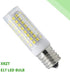 E17 Led Microwave Oven Light Bulb Over Stove Appliance Bulb, Replacement 40W 60W 75W Halogen Range Hood 7W Dimmable White 6000K Pack of 2 by XRZT