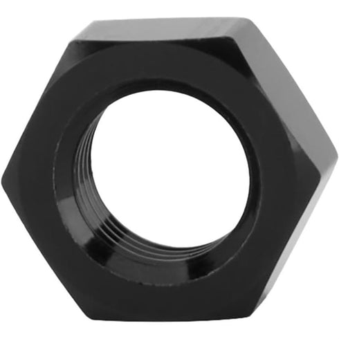 Speedway Motors 1/2-20 12 Pack 7075 3/4 Inch Black Aluminum Jam Nuts Fine Thread Includes RH and LH Alloy Hex for Heim
