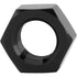 Speedway Motors 1/2-20 12 Pack 7075 3/4 Inch Black Aluminum Jam Nuts Fine Thread Includes RH and LH Alloy Hex for Heim