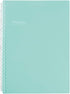 LIHIT LAB Pastello Refillable Note Book/Journal, Lined Paper, 9.9 x 7.3 inches, Pastel Blue (N1908-19)