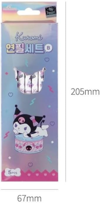 Set of 3 Cute Hexagonal Pencils, 5 Pcs Per Box, 15 Count (Package May Vary)