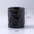 Ceramic Irregular Round Pen Holder for Desk, Cute Stand Gold Line Pencil Cup Pot Organizer for Girls Makeup