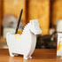 Horse Memo Dispenser and Pen Holder - Note Pad Clip Gifts for Co-Workers, 2 Packs Memo (Horse, White)