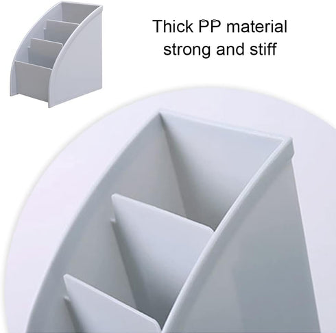 Desk Organizer Trapezoid Creative Tabletop Holder for Remote Control, Study Office Living Room Dresser
