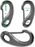 4 Pack Heavy Duty Stainless Steel Spring Snap Rope Hook - 2 Inch Marine Grade Carabiner Flag Pole Hardware