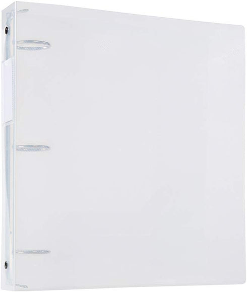 Filexec Products 1.5-Inch 3 Ring Binder, Clear, Pack of 2