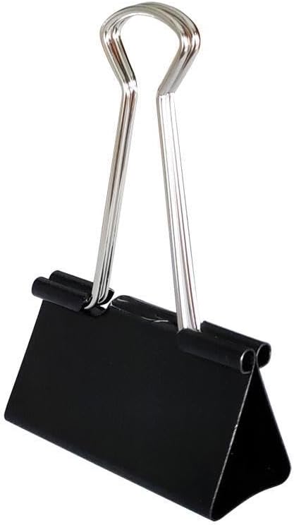DSTELIN Extra Large Binder Clips, 2-Inch (45 Pack), Big Black Paper Clamps for Office Supplies