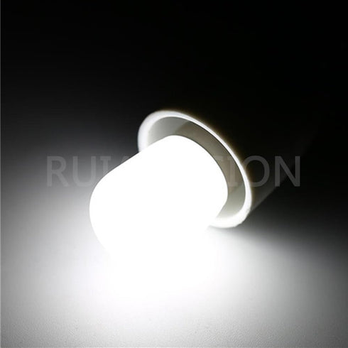 B15 AC85-265V Pack 2 Ruiandsion Vacuum Cleaner Light White Double Contact Bayonet Base for Hallway Wall Sconces Lamp
