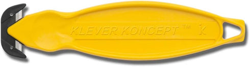 Klever Kutter KCJ-2 YELLOW Koncept Recessed Blade Safety Cutter, Standard, Yellow by Klever Kutter