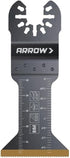 Arrow OSCELEC1-EK Oscillating Tool Accessory Kit, 4-Piece for Drywall, PVC, Wood, Includes 2 Japanese Tooth Blades