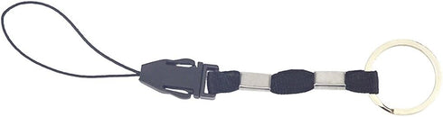 YOUOWO 10 Pcs Nylon Finger Short Lanyards - Detachable Circular Ring for USB Flash Drive, Cell Phone, Key, ID Card