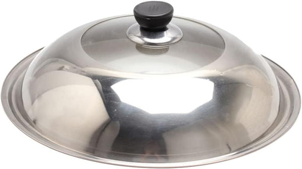 Stainless Steel Visual Pot Lid Silver Pot Covers for Cooking Steaming Cover