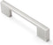 10 Pack Brushed Nickel Cabinet Pulls, 5 inch Square Silver Handles for Drawer Kitchen Cupboard Dresser Hardware