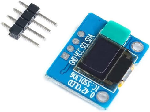Rakstore 0.42 Inch OLED LCD Screen Display Module IIC Interface SSD1306 72x40