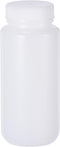 PATIKIL 500ml Reagent Bottles, PE Wide Mouth Round Graduated Bottles with Screw Cap for Lab Liquid Storage