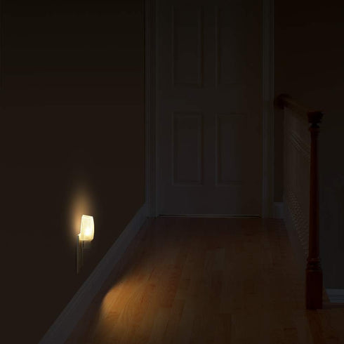 6 Pack Emotionlite Plug in Night Light, Warm White LED Nightlight, Dusk to Dawn Sensor, Kids, Nursery, Bedroom